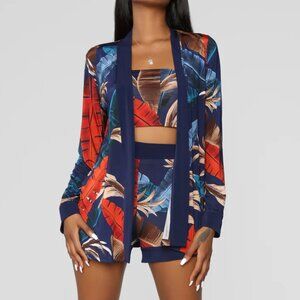 3 Piece Set - Navy/Combo